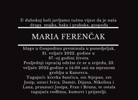 maria ferencak