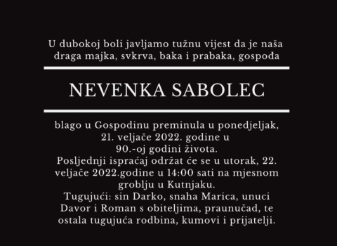 nevenka sabolec